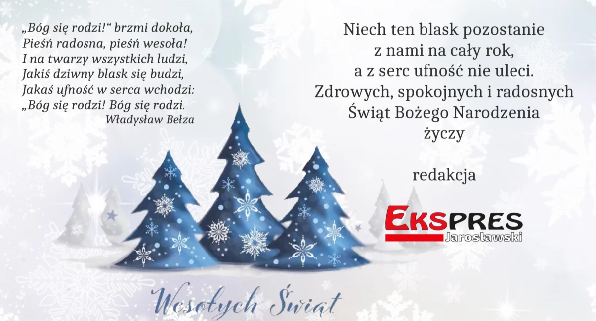 Życzenia z okazji Świąt Bożego Narodzenia