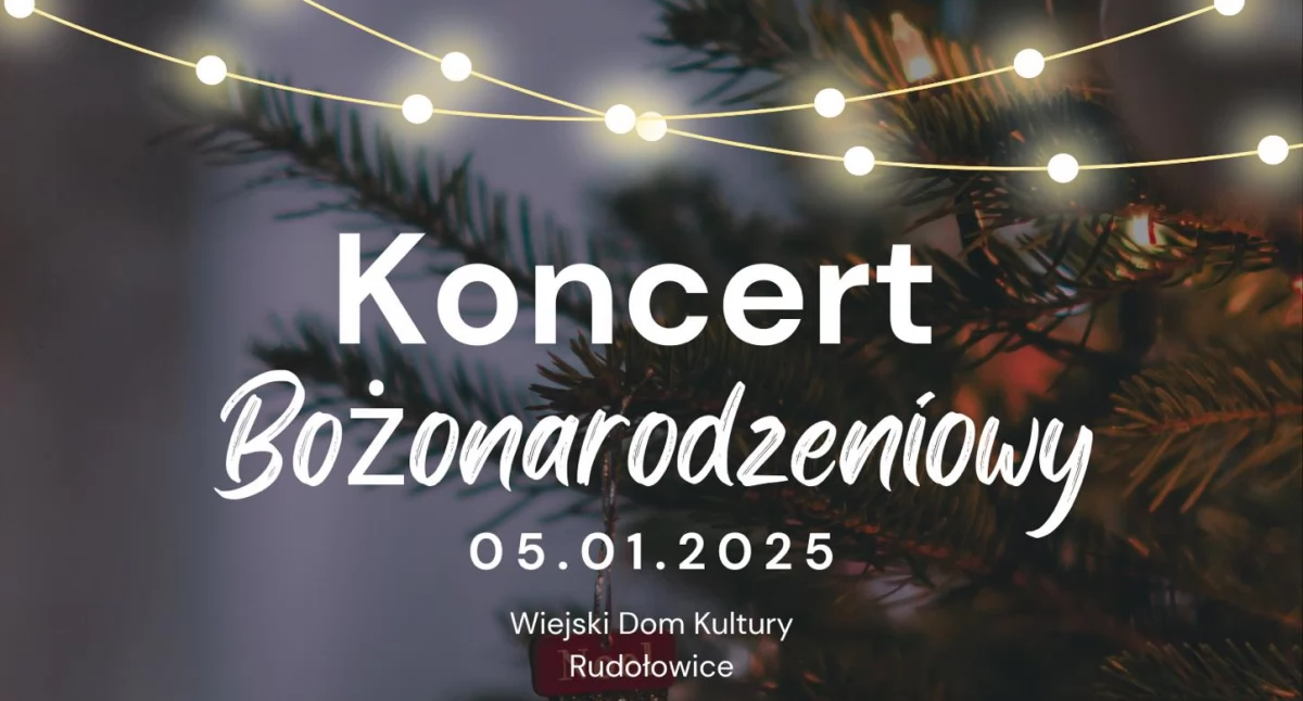 Koncert bożonarodzeniowy w Rudołowicach 