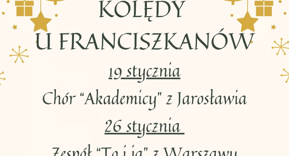 Kolędowanie u Franciszkanów w Jarosławiu - Zespół 