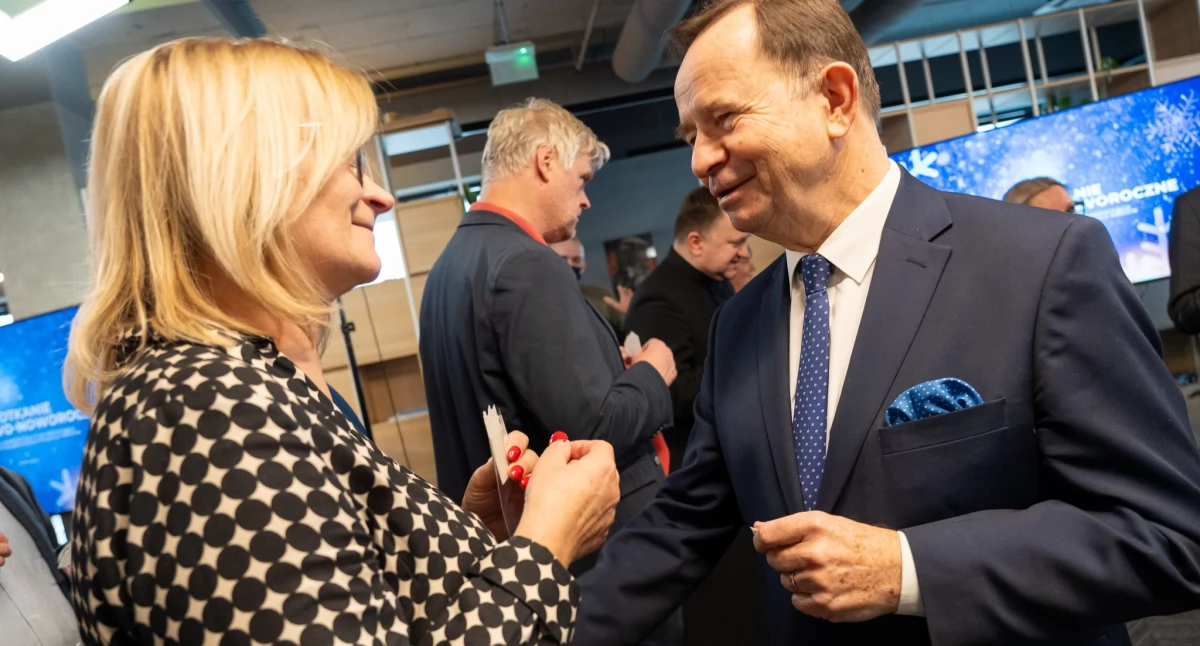 Dziennikarze regionalnych i lokalnych mediów uczestniczyli w spotkaniu opłatkowym z marszałkiem województwa podkarpackiego (ZDJĘCIA)