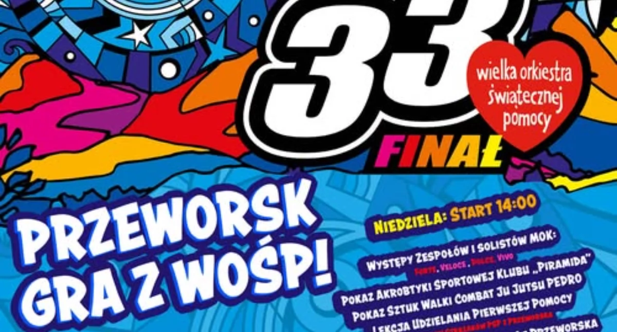 33. Finał Wielkiej Orkiestry Świątecznej w Przeworsku
