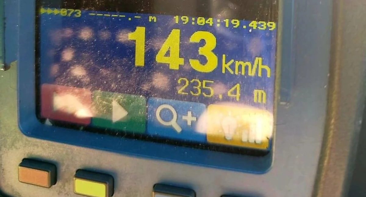 W terenie zabudowanym w Ostrowie jechał z prędkością 143 km/h