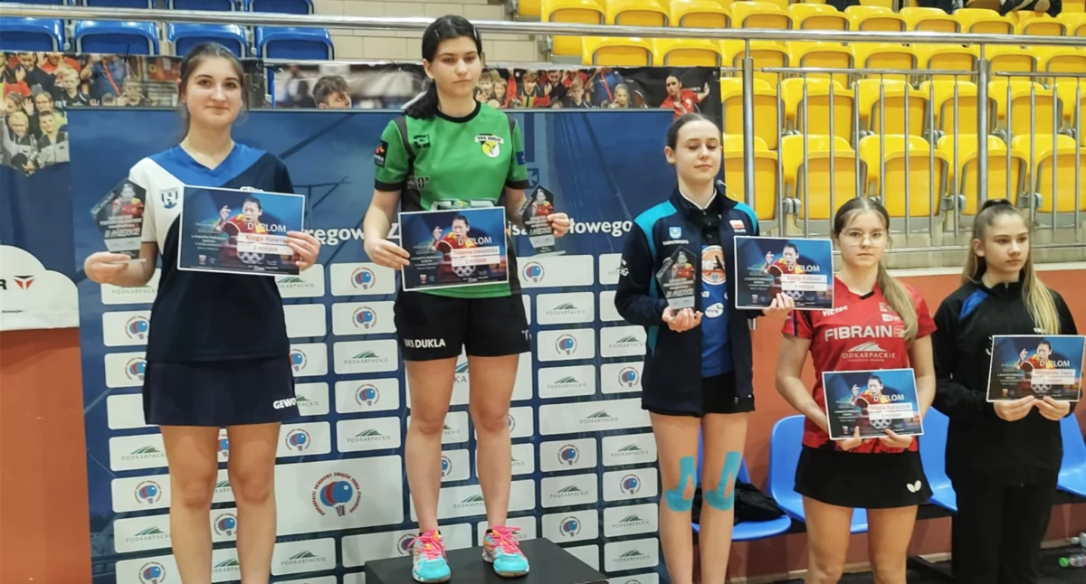 Sukcesy Kingi Hawro, Natalii Maciałek i Alana Zielińskiego w tenisie stołowym. Dzisiaj walczyli w Błażowej