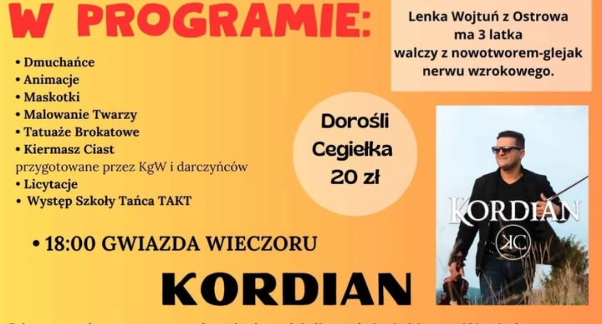 Dla Lenki z KORDIANEM. Impreza Karnawałowa w Chłopicach