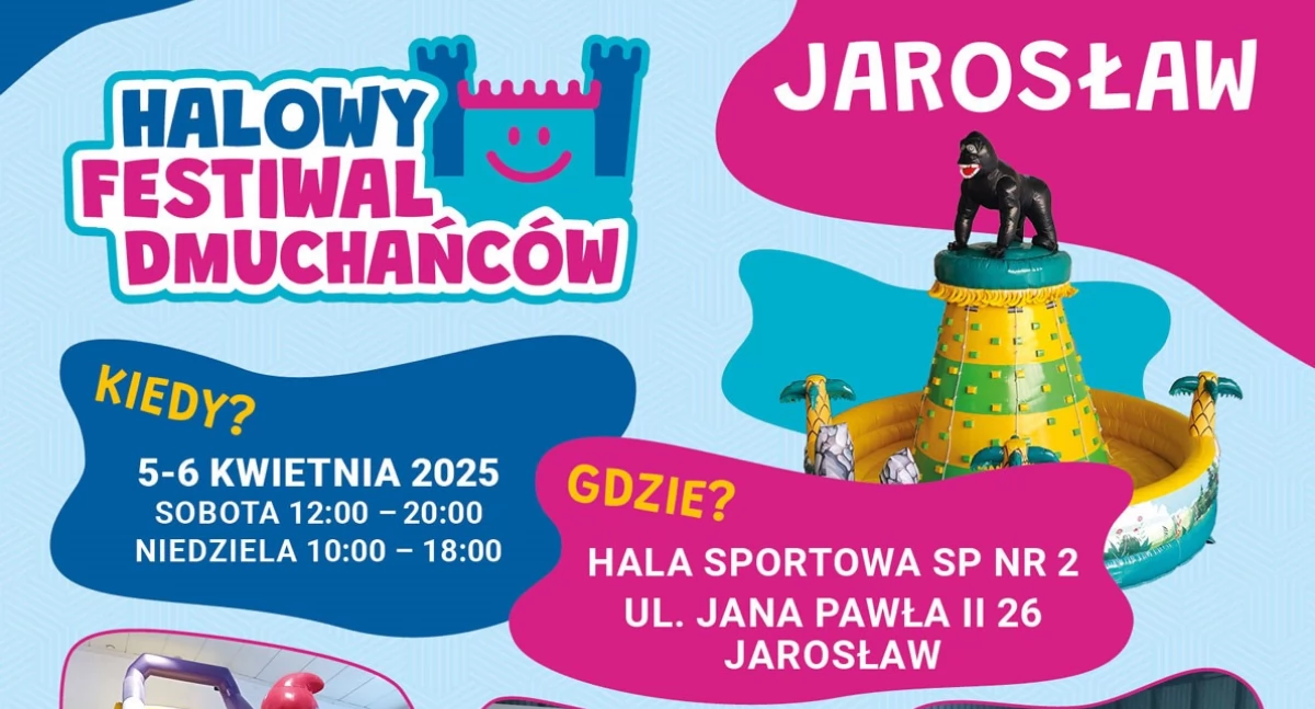 Halowy Festiwal Dmuchańców w Jarosławiu