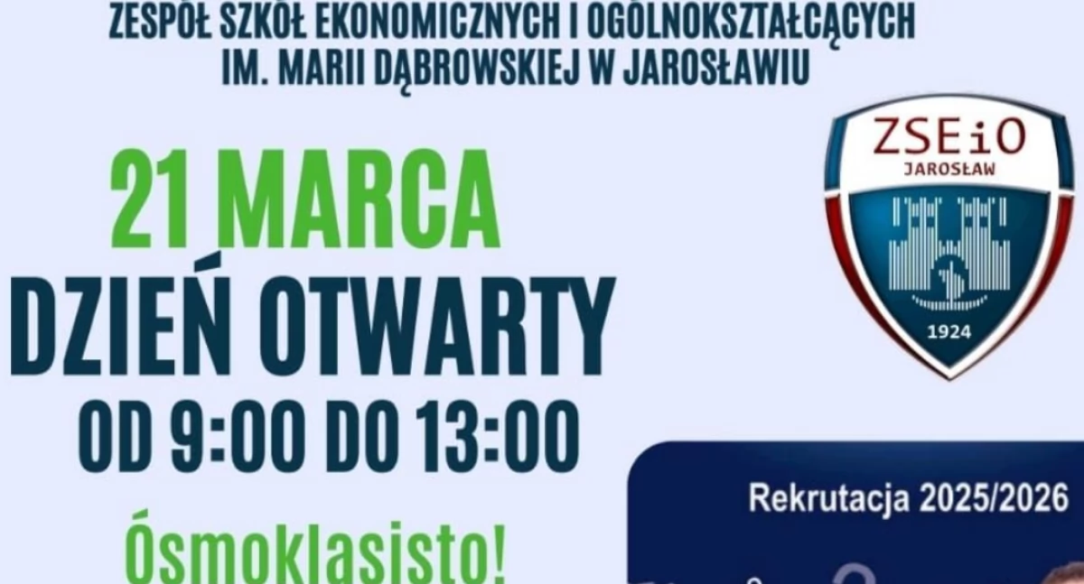 Dzień Otwarty Zespołu Szkół Ekonomicznych I Ogólnokształcących w Jarosławiu 