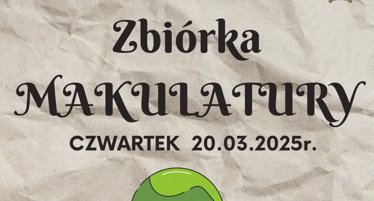 Zbiórka makulatury w Rokietnicy  
