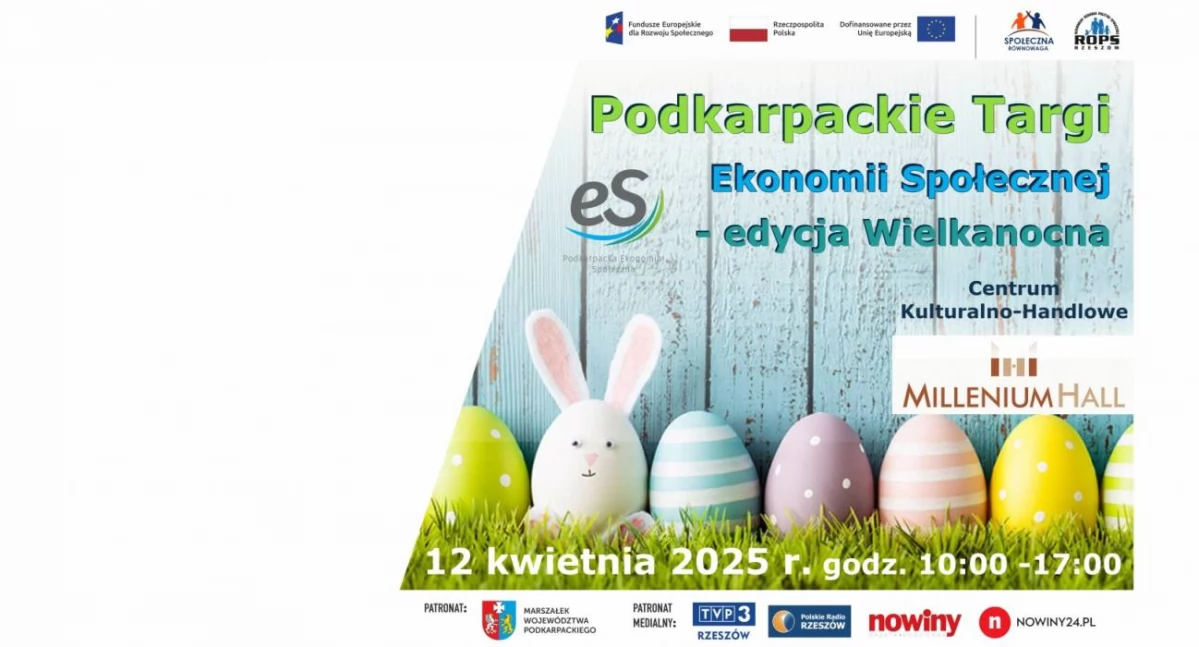 Wielkanocne Targi Ekonomii Społecznej 2025 w Rzeszowie 
