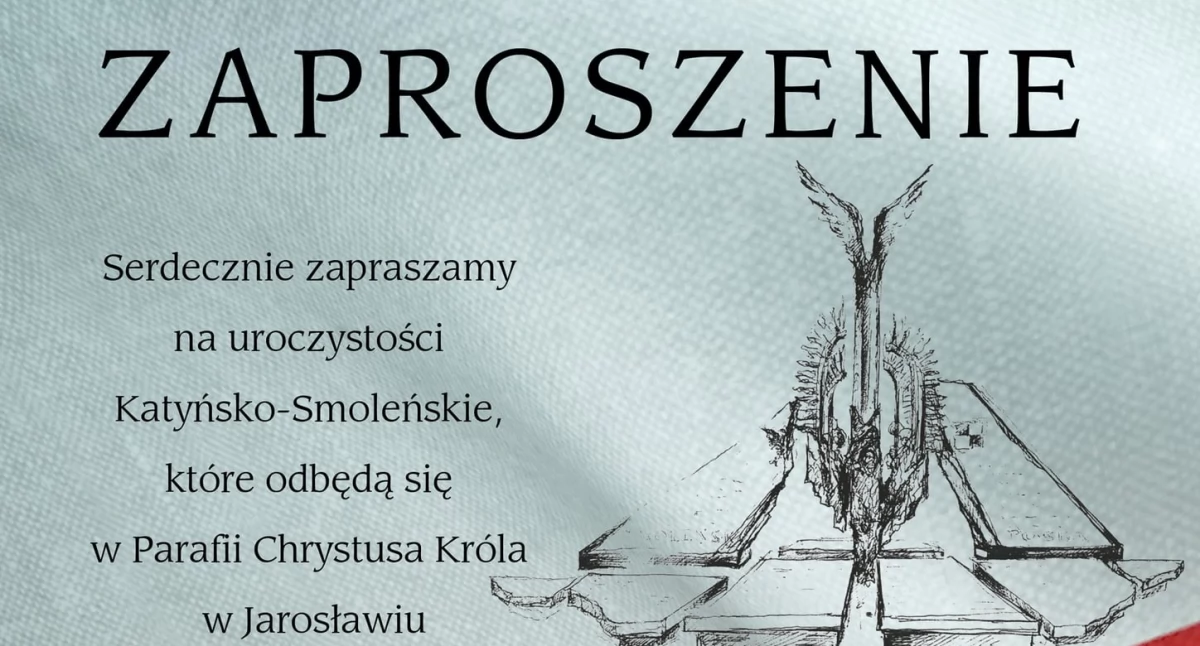 Uroczystości Katyńsko-Smoleńskie w Jarosławiu