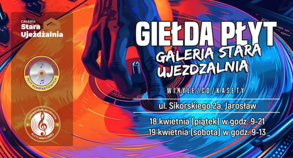 Giełda płyt w Galerii Stara Ujeżdżalnia w Jarosławiu