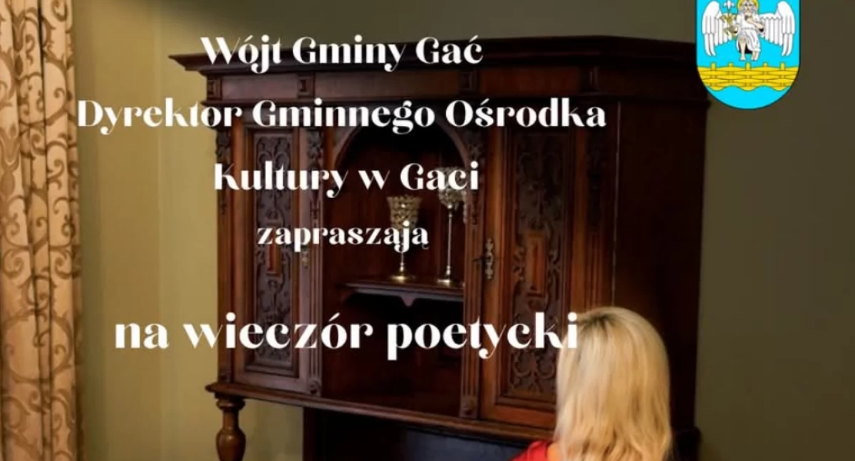 Wieczór poetycki „Strofy jej pisane” autorstwa Jakuba Całki w Gaci