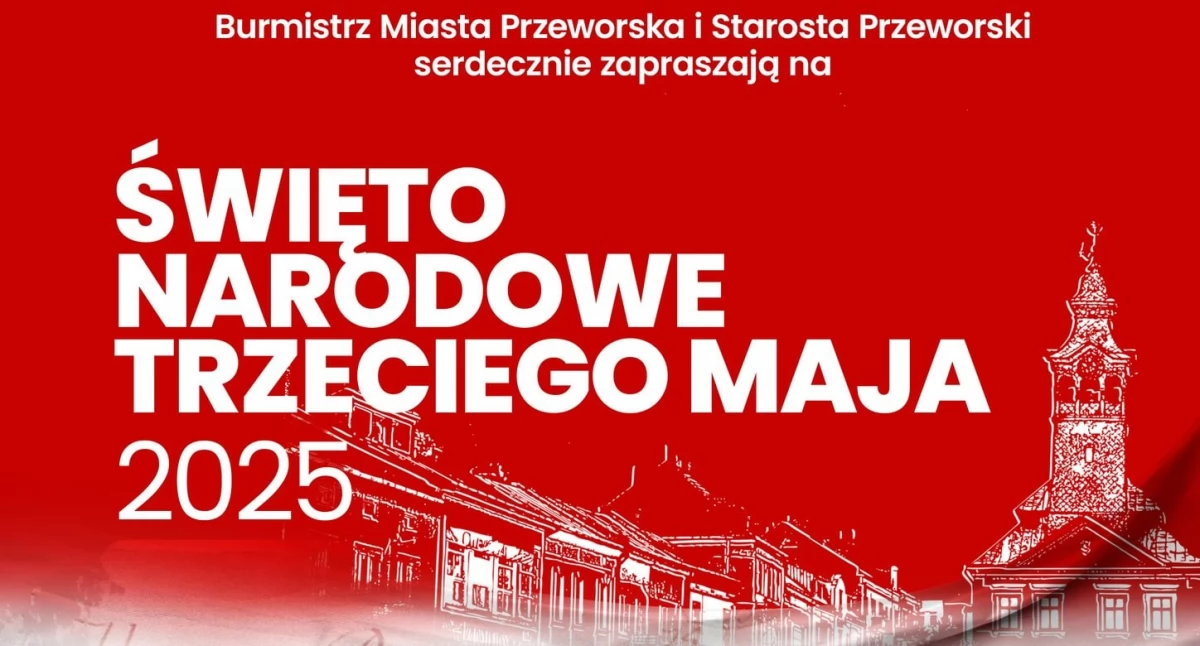 Uroczyste obchody 3-go Maja w Przeworsku 