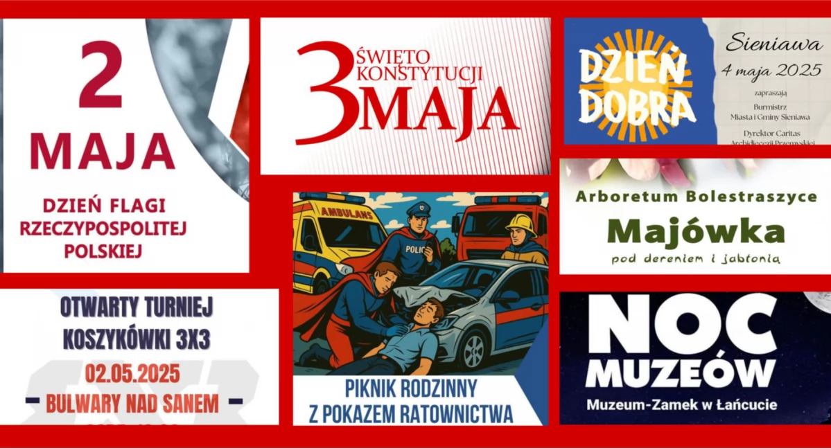 Jak spędzić długi weekend? Przegląd zbliżających się imprez i uroczystości w Jarosławiu, Przeworsku i okolicznych gminach