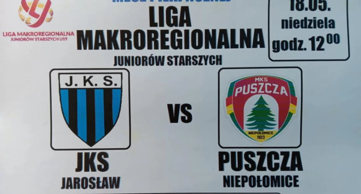 Mecz JKS Jarosław vs Puszcza Niepołomice 