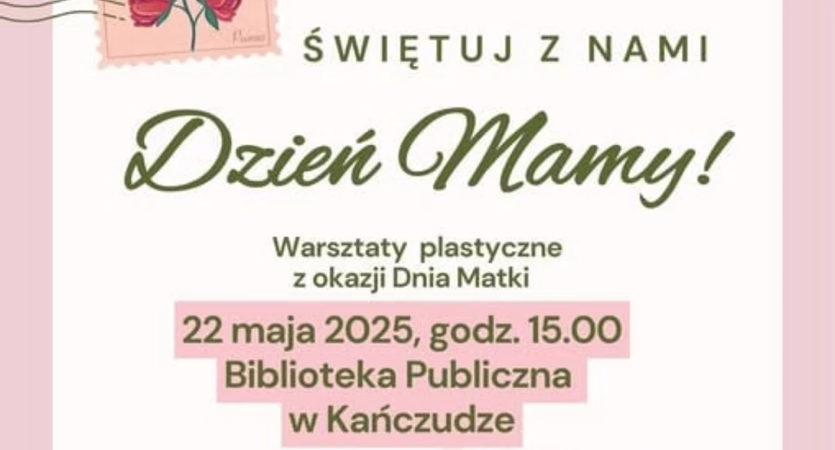 Warsztaty plastyczne z okazji Dnia Mamy w Kańczudze