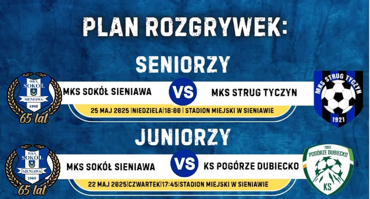 Biało-Niebieskie emocje na stadionie w Sieniawie