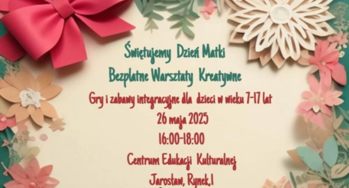 Warsztaty na Dzień Mamy w Jarosławiu 