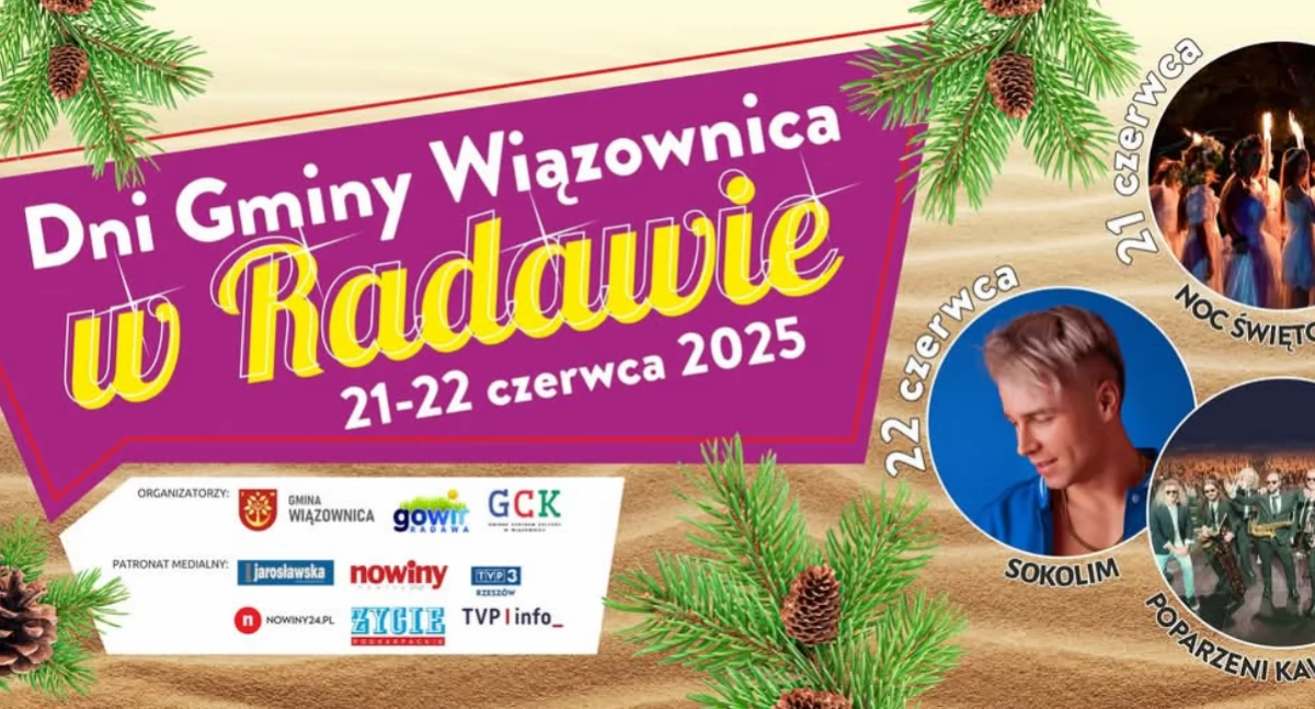 Noc Świętojańska i Sokolim podczas Dni Gminy Wiązownica w Radawie 