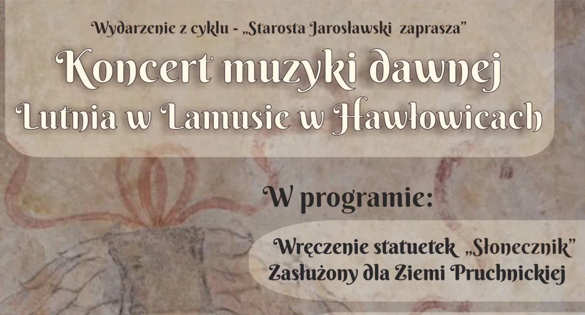 Koncert Muzyki Dawnej Lutnia w Lamusie w Hawłowicach 