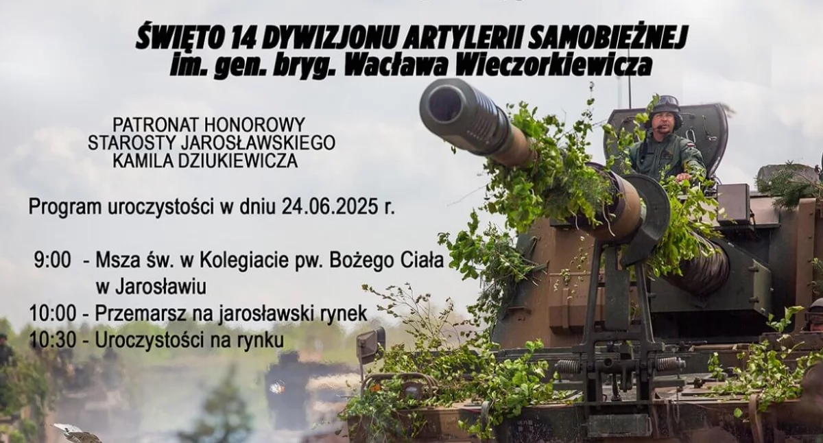 Święto 14 Dywizjonu Artylerii Samobieżnej im. gen. bryg. Wacława Wieczorkiewicza