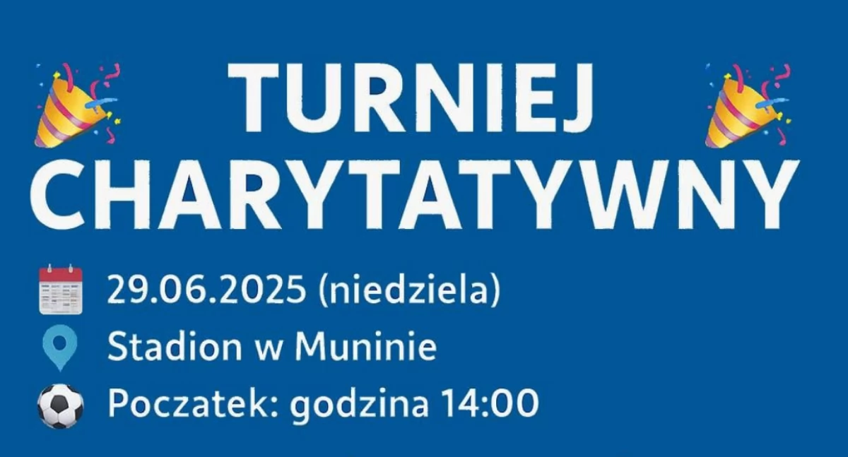  Turniej charytatywny dla Pani Ewy Siwak w Muninie
