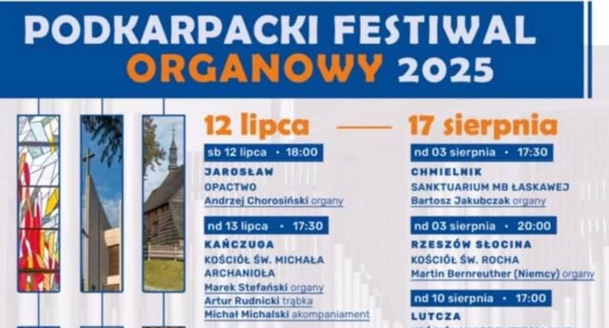 Podkarpacki Festiwal Organowy w 2025 