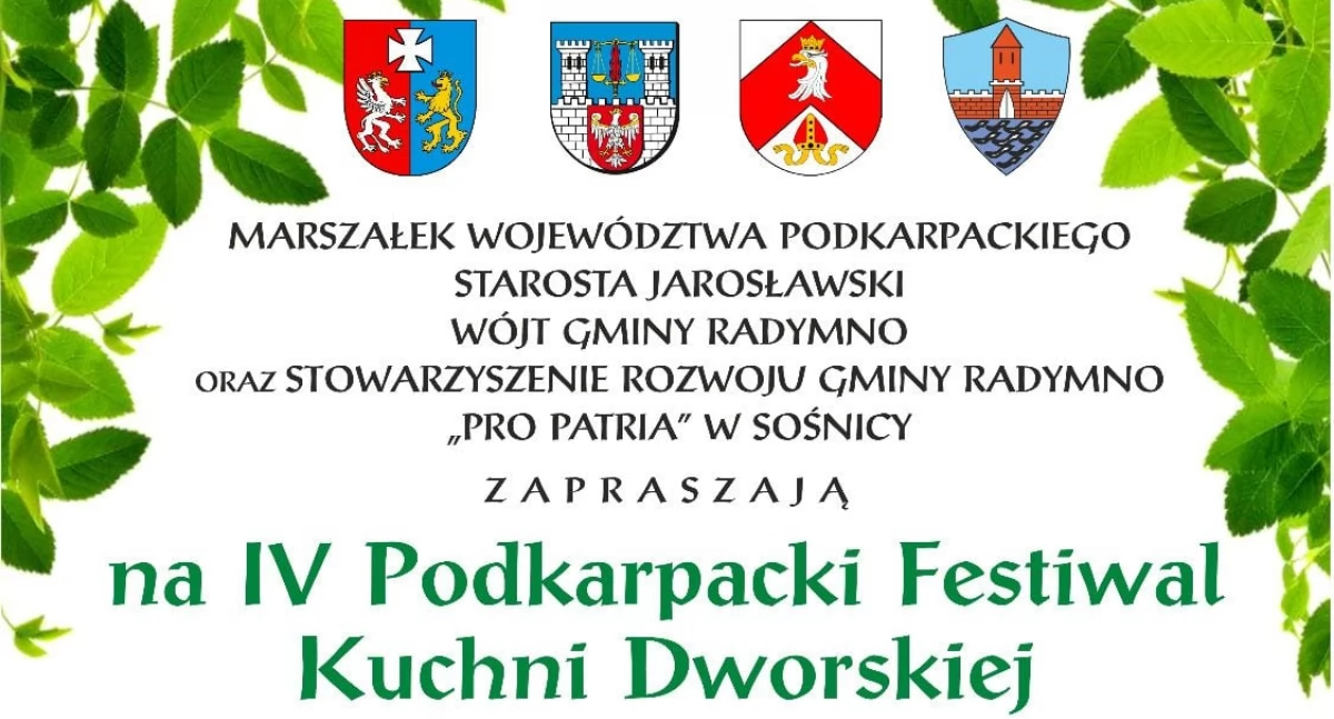 IV Podkarpacki Festiwal Kuchni Dworskiej w Sośnicy 