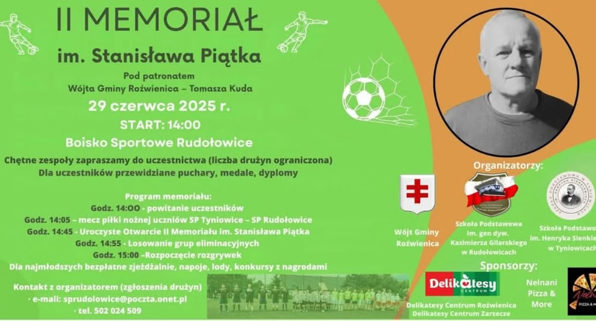 II Memoriał im. Stanisława Piątka w piłce nożnej w Rudołowicach  