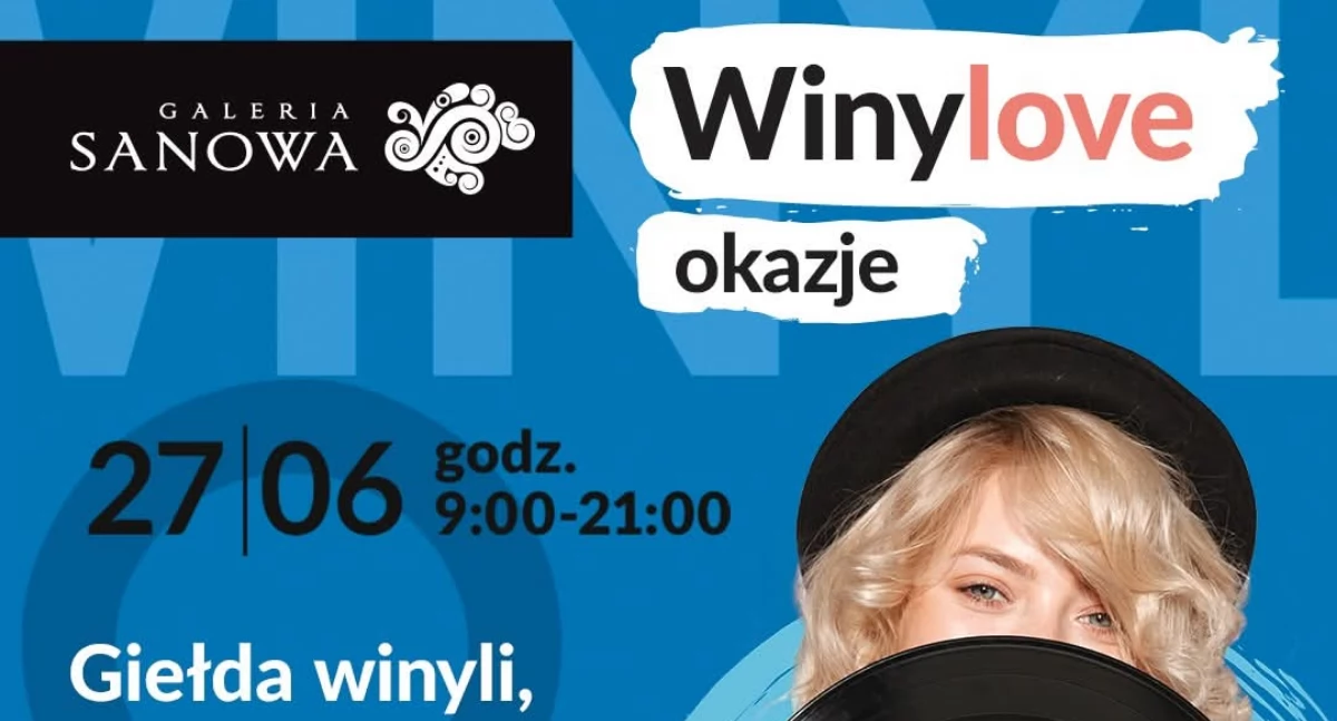 Giełda winyli, płyt CD i kaset w Galerii Sanowa w Przemyślu 