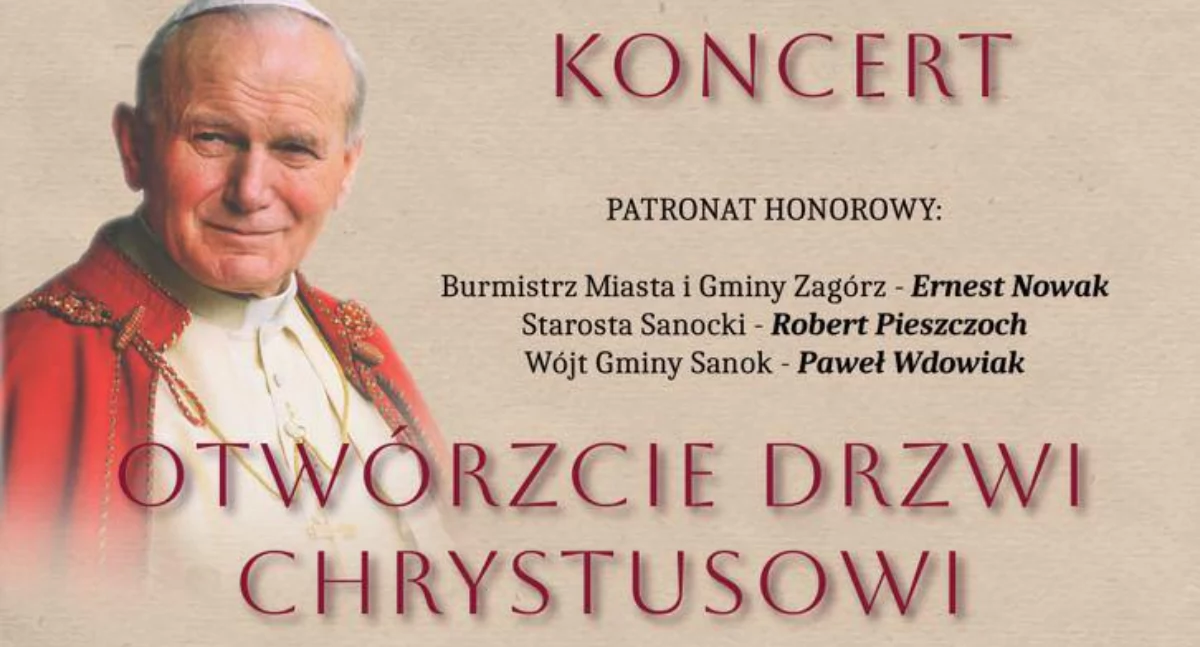 Koncert OTWÓRZCIE DRZWI CHRYSTUSOWI. Oratorium ku czci Św. Jana Pawła II w ruinach klasztoru w Zagórzu 
