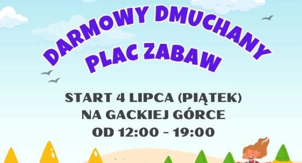 Dmuchany Plac Zabaw w Gaci