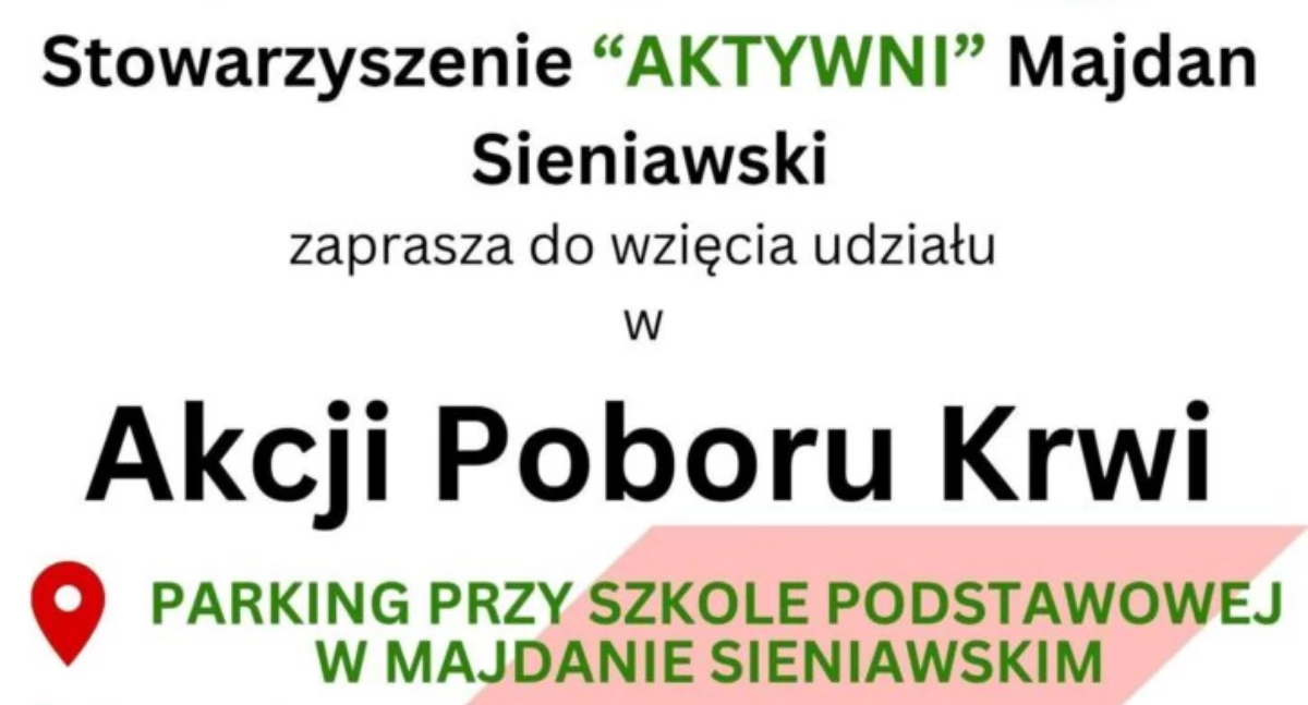 Akcja krwiodawstwa w Majdanie Sieniawskim