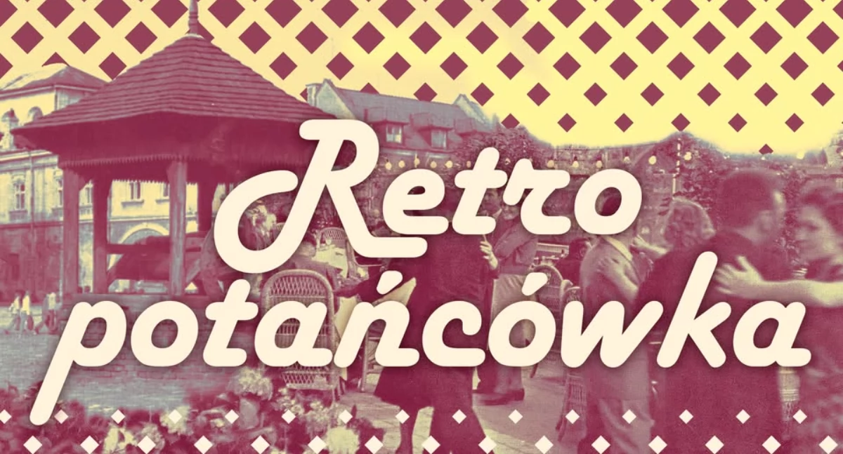 Retro Potańcówka koło studni na Rynku w Jarosławiu