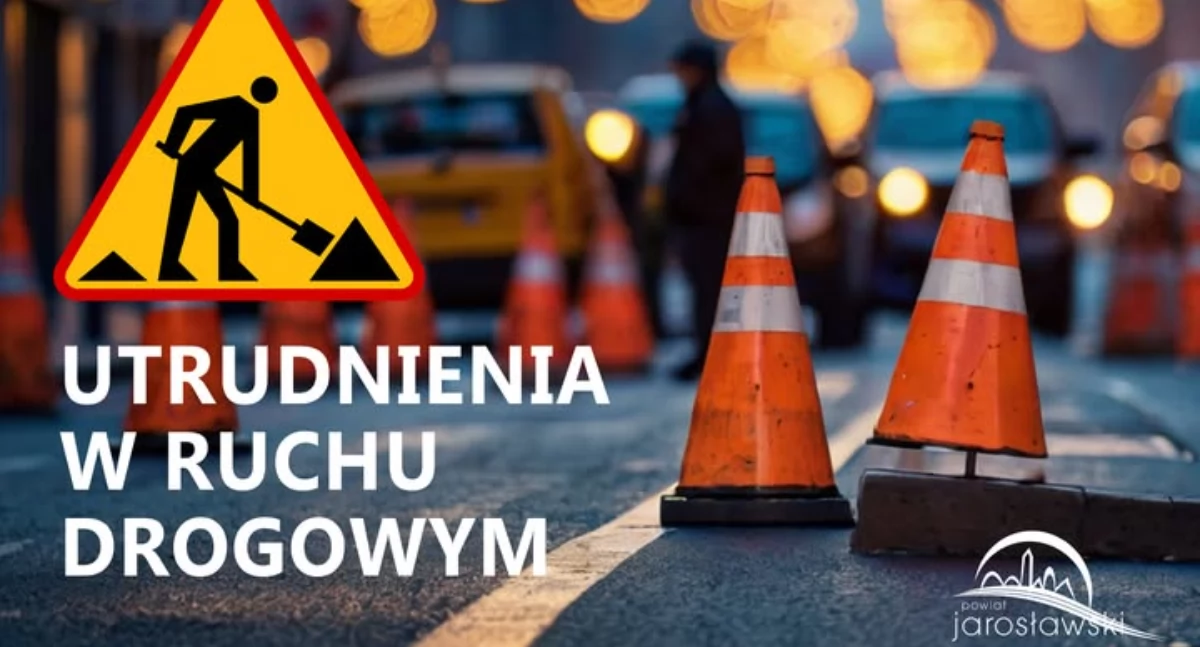 UWAGA utrudnienia na drogach! Od środy będą prowadzone cząstkowe remonty na drogach powiatowych w Jarosławiu