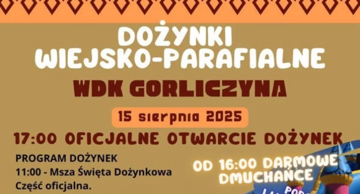 Dożynki Wiejsko-Parafialne w Gorliczynie 