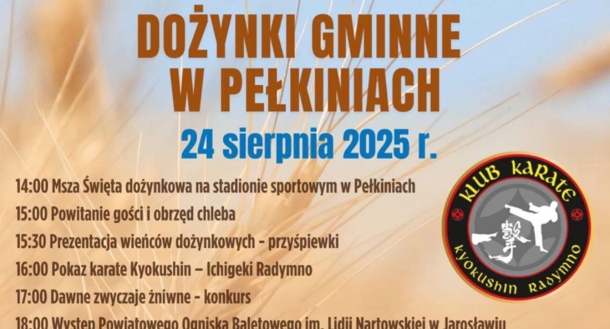 Dożynki Gminne w Pełkiniach 