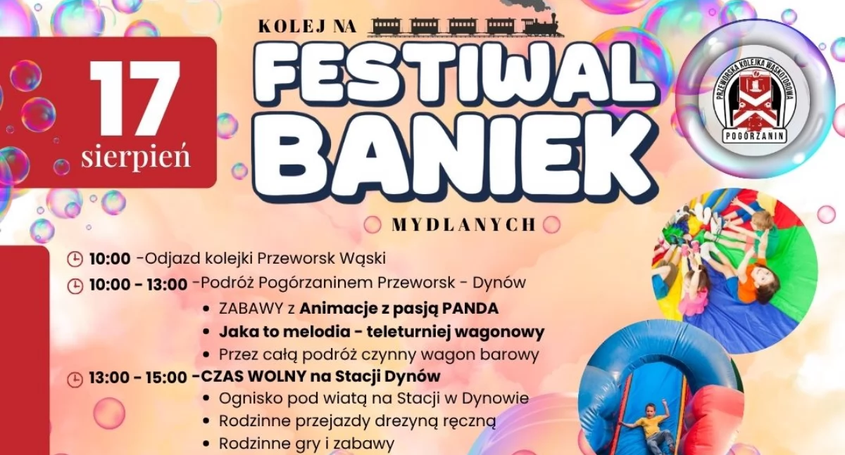 Festiwal Baniek Mydlanych z „Pogórzaninem”