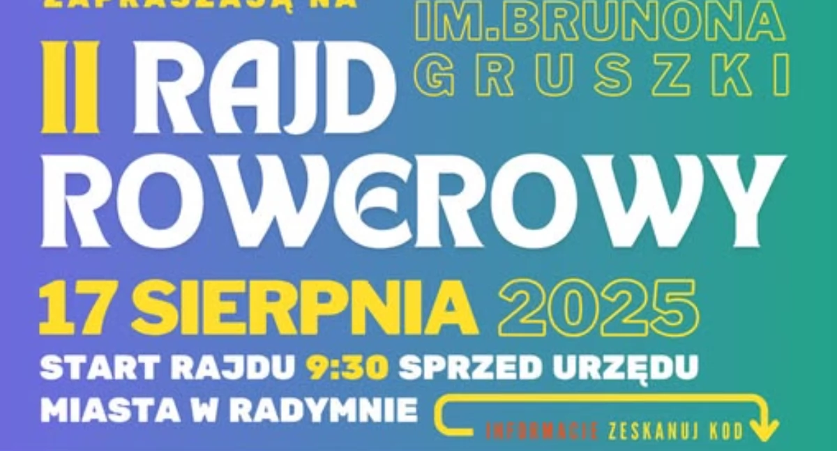 II Rajd Rowerowy im. Brunon Gruszki z Radymna   
