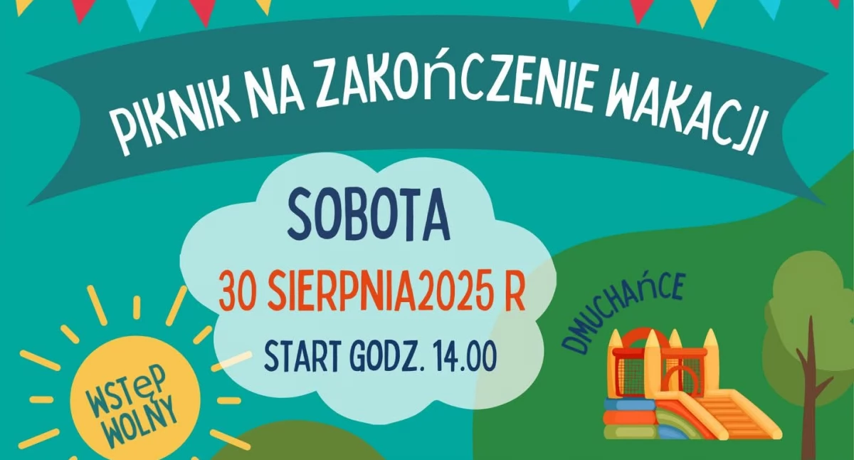 Piknik na zakończenie wakacji w Roźwienicy