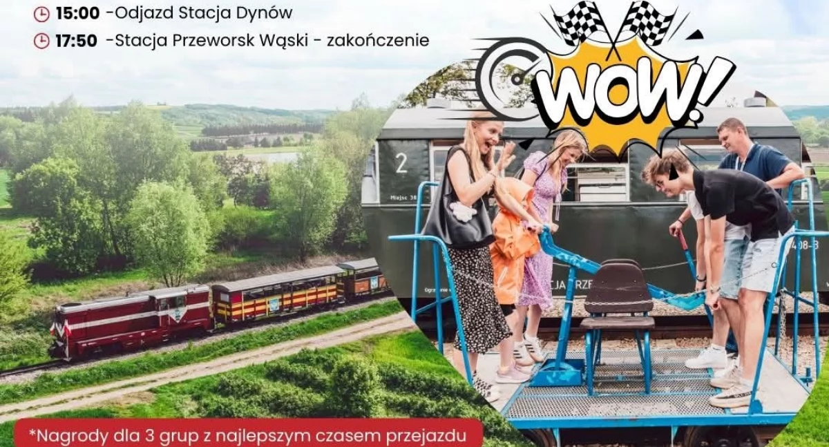 Podróż Pogórzaninem i Turniej Drezynowy 