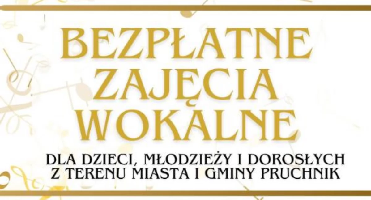 Zajęcia wokalne w Centrum Kultury, Sportu i Turystyki w Pruchniku