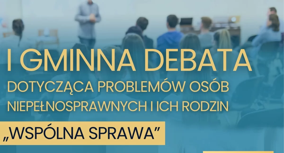 Debata dotycząca problemów osób niepełnosprawnych i ich rodzin w Zarzeczu 