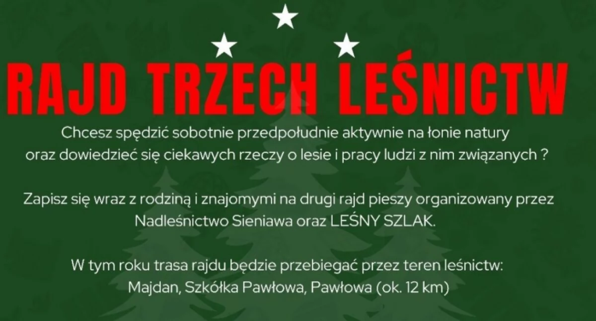 Pieszy „Rajd Trzech Leśnictw” 