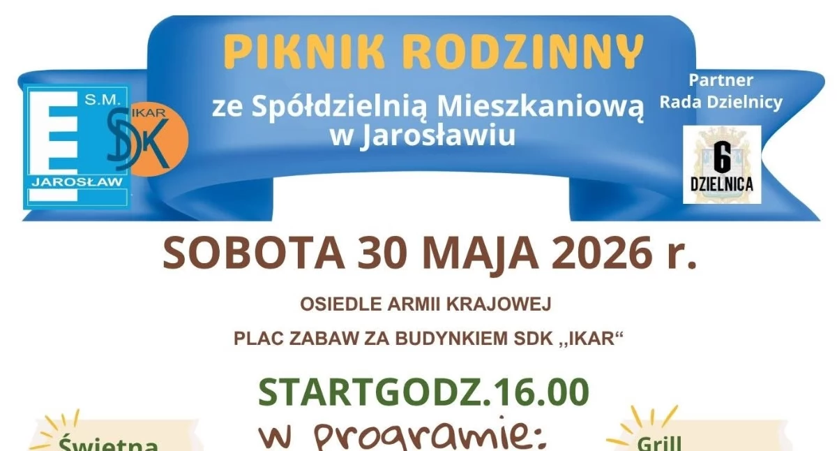 Piknik Rodzinny ze Spółdzielnią Mieszkaniową w Jarosławiu 