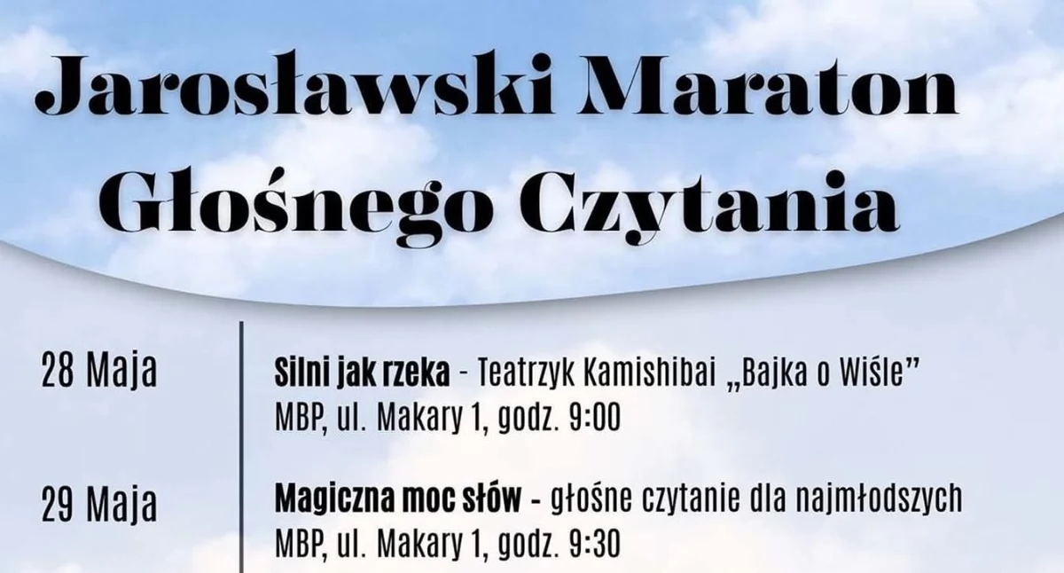 Jarosławski Maraton Głośnego Czytania