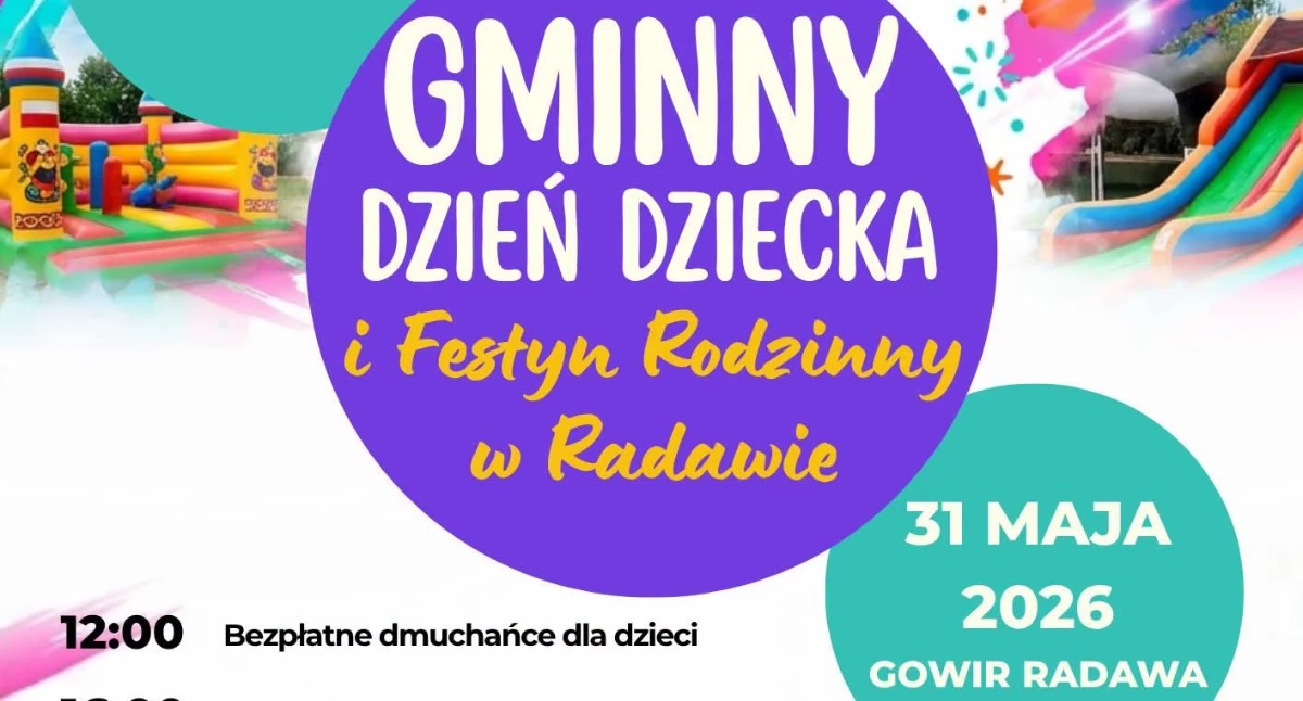 Gminny Dzień Dziecka i Festyn Rodzinny w Radawie 