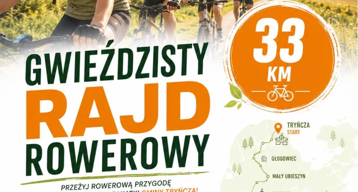 Rajd Rowerowy w Tryńczy 