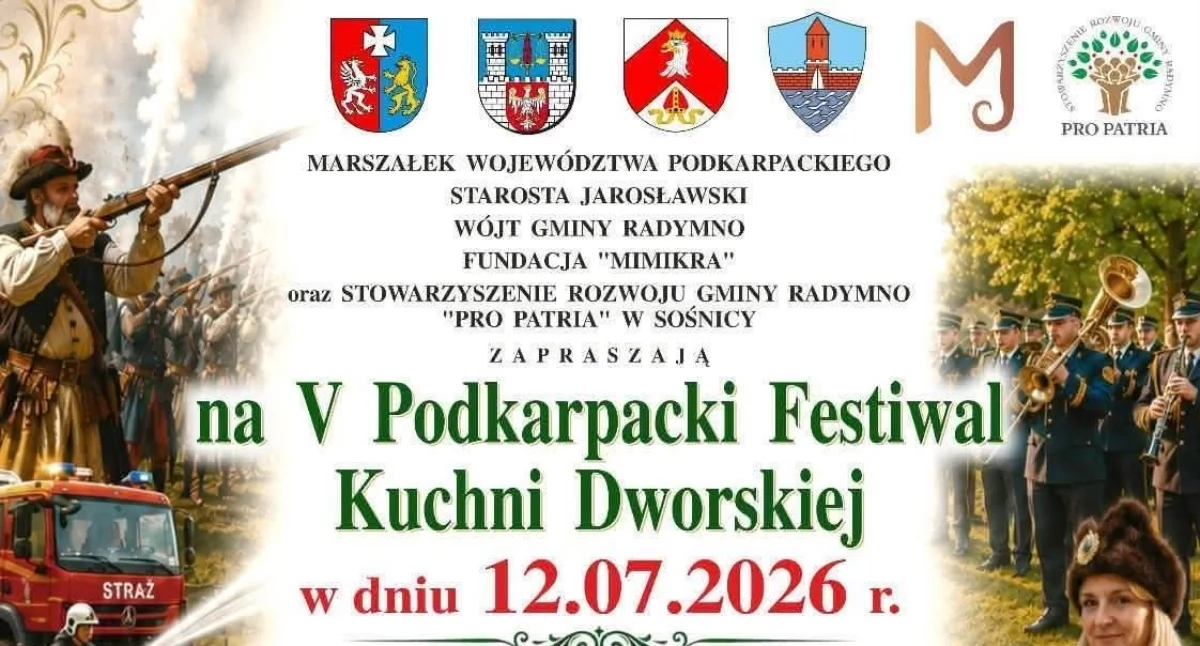 V Podkarpacki Festiwal Kuchni Dworskiej w Sośnicy 
