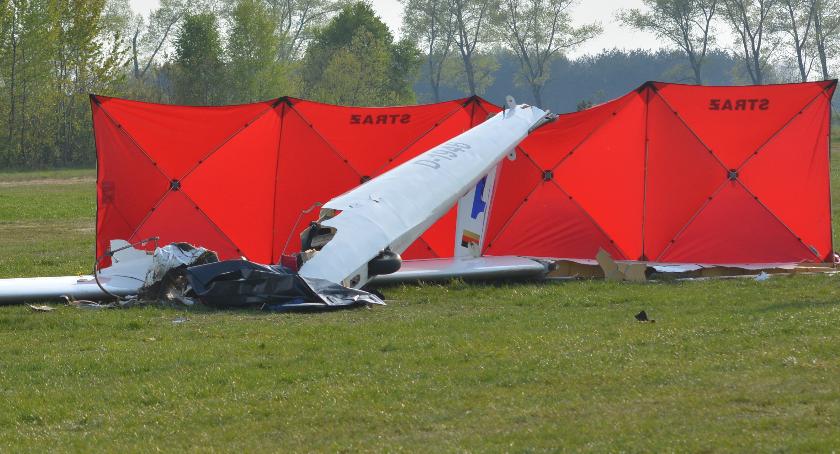 Zginął pilot szybowca na lądowisku w Laszkach