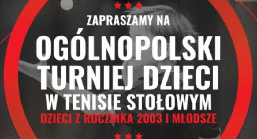 Ogólnopolski Turniej Dzieci w Tenisie Stołowym z rocznika 2003 i młodsze